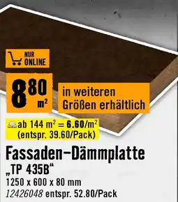 Hornbach KNAUF INSULATION Fassaden-Dämmplatte „TP 435B" Angebot