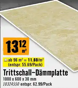 Hornbach KNAUF INSULATION Trittschall-Dämmplatte Angebot