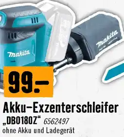 Hornbach Makita Akku-Exzenterschleifer ,,DB0180Z" Angebot