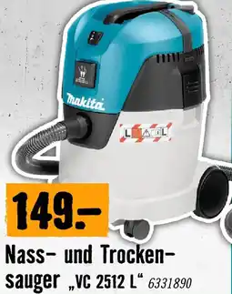 Hornbach Makita Nass- und Trockensauger „VC 2512 L“ Angebot