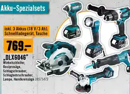 Hornbach Makita Akku-Spezialsets „DLX6046" Angebot