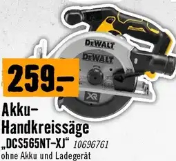Hornbach Dewalt Akku Handkreissäge ,,DCS565NT-XJ" Angebot