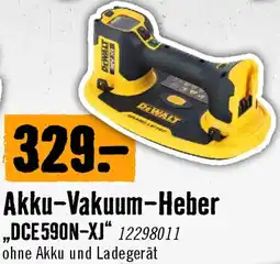 Hornbach Dewalt Akku-Vakuum-Heber „DCE590N-XJ" Angebot
