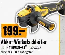 Hornbach Dewalt Akku-Winkelschleifer „DCG416VSN-XJ" Angebot