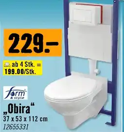 Hornbach form „Obira“ Angebot