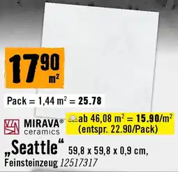 Hornbach MIRAVA Beton-Optik „Seattle" Angebot