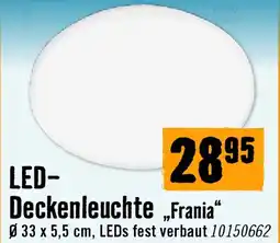 Hornbach LED Deckenleuchte „Frania“ Angebot