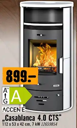 Hornbach ACCENTE Kaminofen ,,Casablanca 4.0 CTS" Angebot