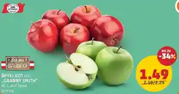 PENNY ÄPFEL ROT od. "GRANNY SMITH" Angebot