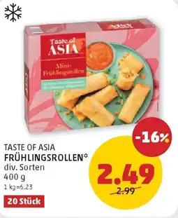 PENNY Taste of Asia Frühlingsrollen Angebot