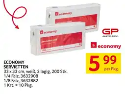Transgourmet Economy Servietten Angebot