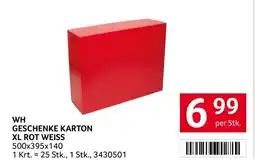 Transgourmet Wh geschenke karton xl rot weiss Angebot
