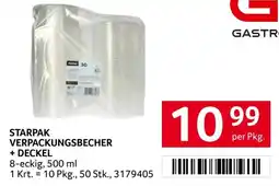 Transgourmet Starpak Verpackungsbecher + Deckel Angebot