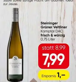 Eurospar Steininger Grüner Veltliner Angebot