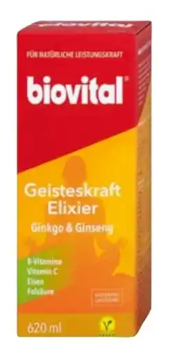 dm Biovital Geisteskraft Elixier Grinko & Ginseng Angebot