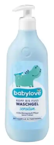 dm Babylove Baby Waschgel Kopf bis Fuß sensitive Angebot