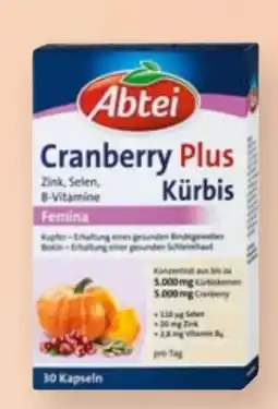 dm Abtei Cranberry Plus Kürbis Kapseln Angebot