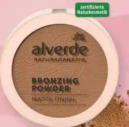 dm Alverde Bronzing Powder Matte Finish Angebot
