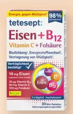 dm Tetesept Tabletten Eisen + B12 C Folsäure Angebot