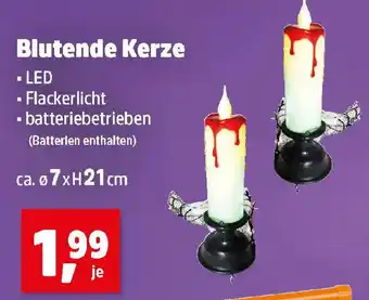 Blutende Kerze