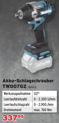 Salzburger Lagerhaus Akku-Schlagschrauber TW007GZ Angebot