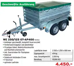 Salzburger Lagerhaus WE 250/125 GT-AP400 Angebot