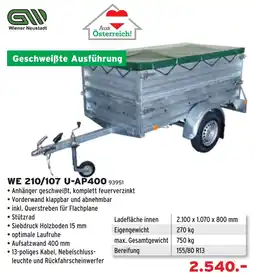 Salzburger Lagerhaus WE 210/107 U-AP400 Angebot