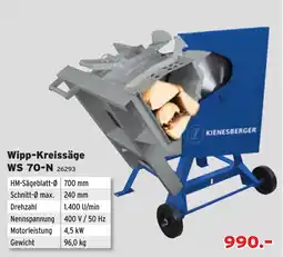 Salzburger Lagerhaus Wipp-Kreissäge WS 70-N Kienesberger Angebot