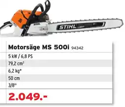 Salzburger Lagerhaus Stihl Motorsäge MS 500i Angebot