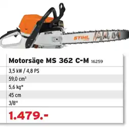 Salzburger Lagerhaus Stihl Motorsäge MS 362 C-M Angebot