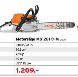 Salzburger Lagerhaus Stihl Motorsäge MS 261 C-M Angebot
