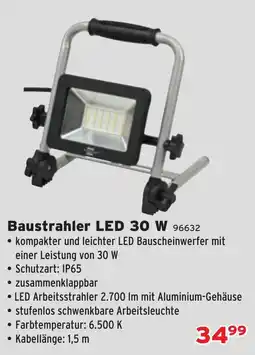 Salzburger Lagerhaus Baustrahler LED 30 W Angebot