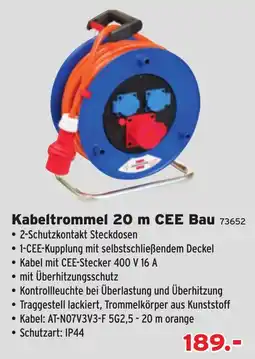 Salzburger Lagerhaus Kabeltrommel 20 m CEE Bau Angebot