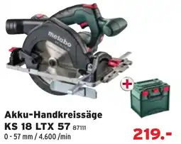 Salzburger Lagerhaus Akku-Handkreissäge KS 18 LTX 57 Angebot