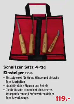 Salzburger Lagerhaus Schnitzer Satz 4-tlg Einsteiger Angebot