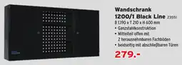 Salzburger Lagerhaus Wandschrank 1200/1 Black Line Angebot