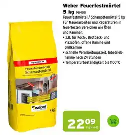 Salzburger Lagerhaus Weber Feuerfestmörtel Angebot