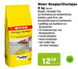 Salzburger Lagerhaus Weber Baugips/Stuckgips Angebot