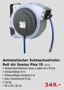 Salzburger Lagerhaus Automatischer Schlauchaufroller Roll Air Genius Plus 15 Angebot
