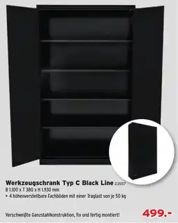 Salzburger Lagerhaus Werkzeugschrank Typ C Black Line Angebot