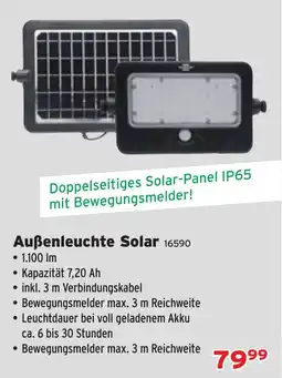 Salzburger Lagerhaus Außenleuchte Solar Angebot