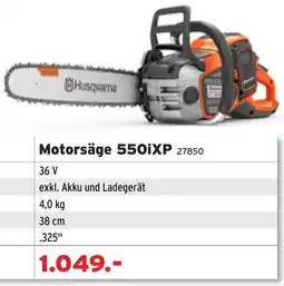 Salzburger Lagerhaus Husqvarna Motorsäge 550iXP Angebot