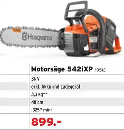 Salzburger Lagerhaus Husqvarna Motorsäge 542iXP Angebot
