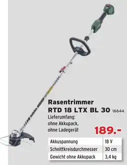 Salzburger Lagerhaus Rasentrimmer RTD 18 LTX BL 30 Angebot