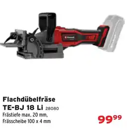 Salzburger Lagerhaus Flachdübelfräse TE-BJ 18 Li Angebot