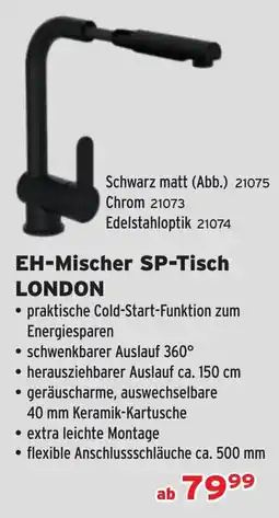 Salzburger Lagerhaus EH-Mischer SP-Tisch LONDON Angebot