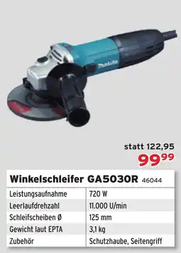 Salzburger Lagerhaus Winkelschleifer GA5030R Angebot