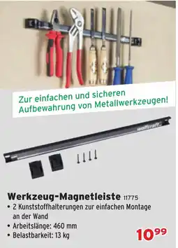 Salzburger Lagerhaus Werkzeug-Magnetleiste wolfcraft Angebot
