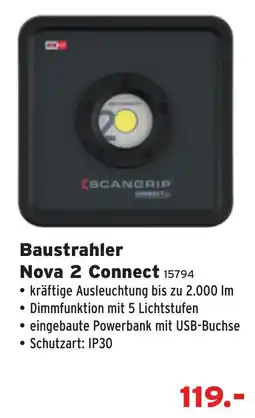 Salzburger Lagerhaus Baustrahler Nova 2 Connect Angebot