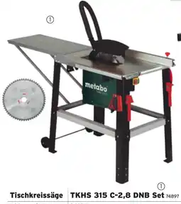 Salzburger Lagerhaus Metabo Tischkreissäge TKHS 315 C-2,8 DNB Set Angebot